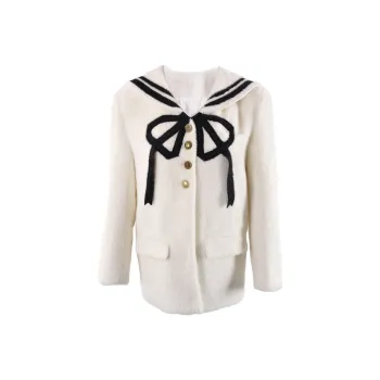 CLOUD SEASON Velvet feel Coat Women's White
