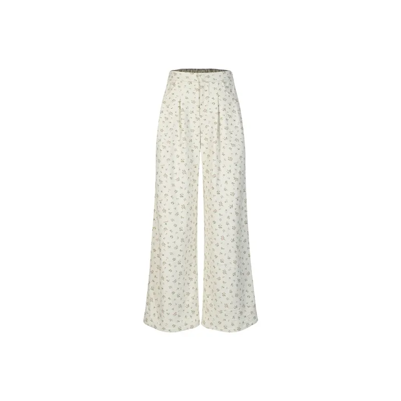 NTOT Casual Pants Women's Beige-8