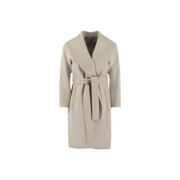 'S MAX MARA Belted Long Sleeved Coat