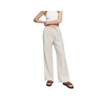 Reformation Olina Straight leg Linen Trousers