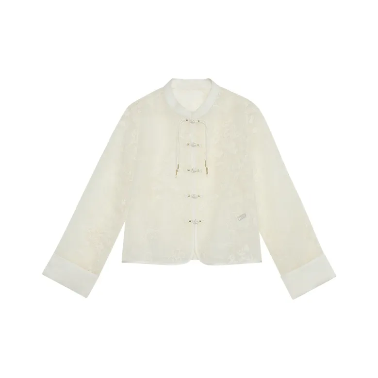 THE SEA LIFE Cropped Coat Women's Ice Cream-0