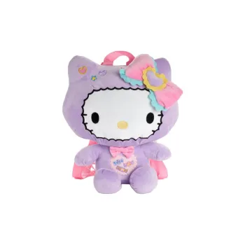 Sanrio Hello Kitty Plush Backpack Women's Purple