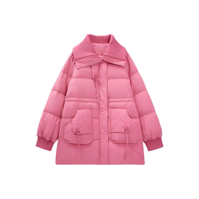 Love To Serve Down Jacket Women's Rose Pink-0