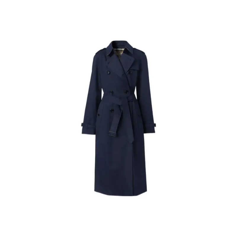 Burberry FW22 Trench Coat Women's Dark Blue-0