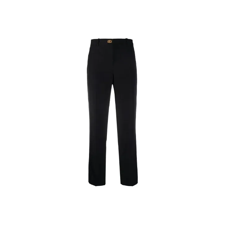 Givenchy Lock Detailed Cropped Trousers-0