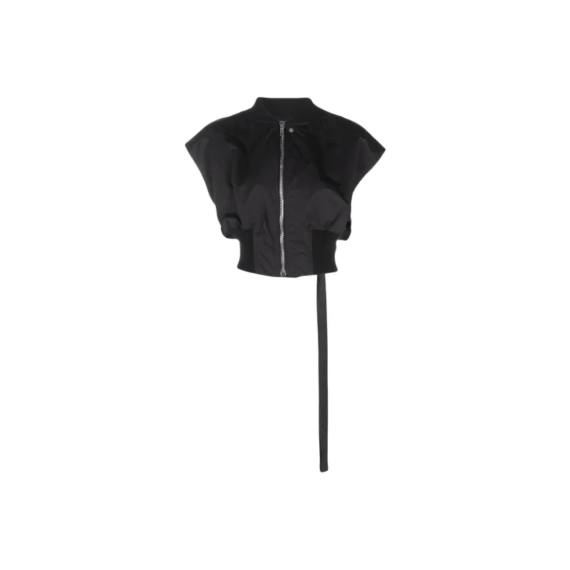 Rick Owens DRKSHDW Babel Tatlin Sleeveless Bomber Jacket-0