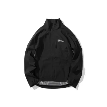 Jack Wolfskin Outdoor Hiking Water-Resistant Windproof Breathable Windbreaker Jacket Women's Dolphin Blue