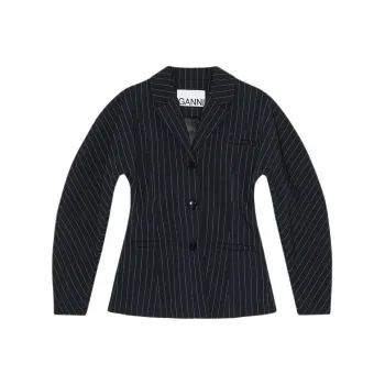 GANNI FW23 Business Suit Women's Navy Blue