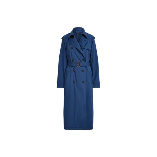 Polo Ralph Lauren Trench Coats Women's Blue