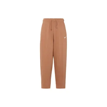 Nike Sportswear Essentials Series Knitted Sports Pants Women's Mineral Clay Yellow