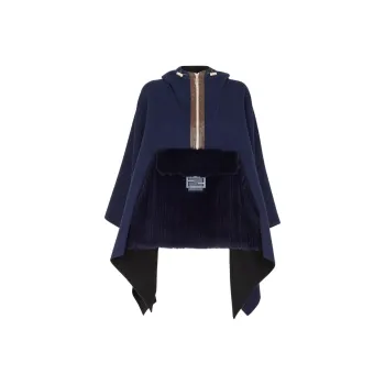 FENDI Cloaks Women's Blue