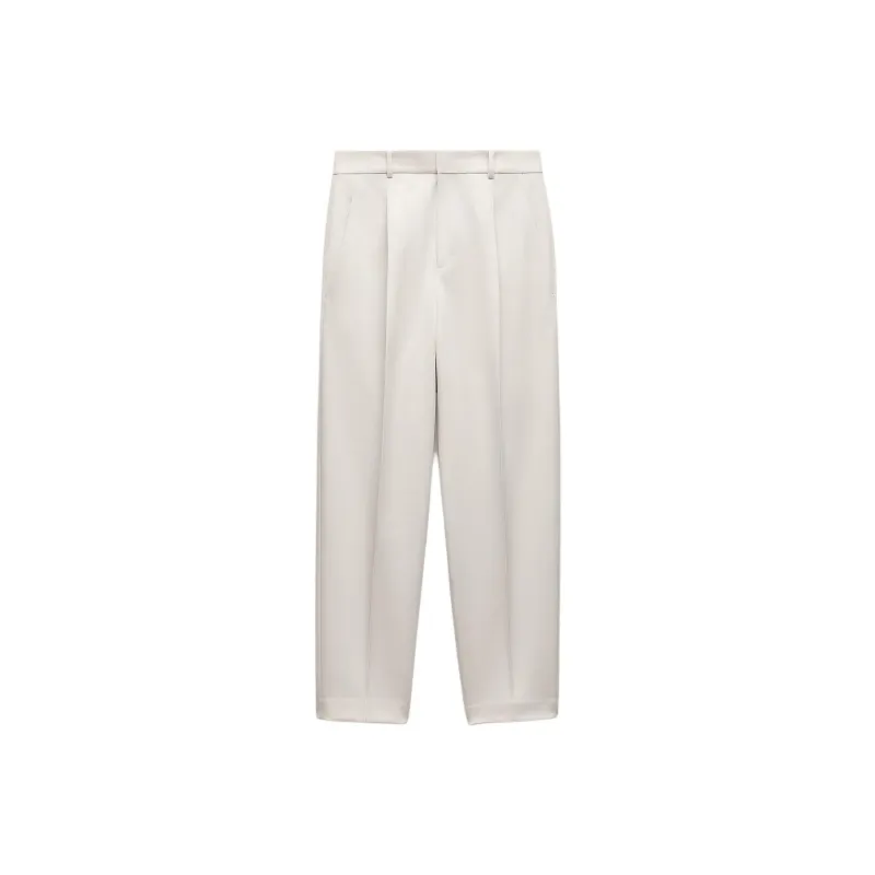 ZARA Casual Pants Women's White-0