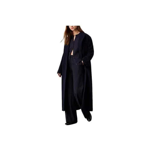 CALVIN prints Coats Women's Dark Blue