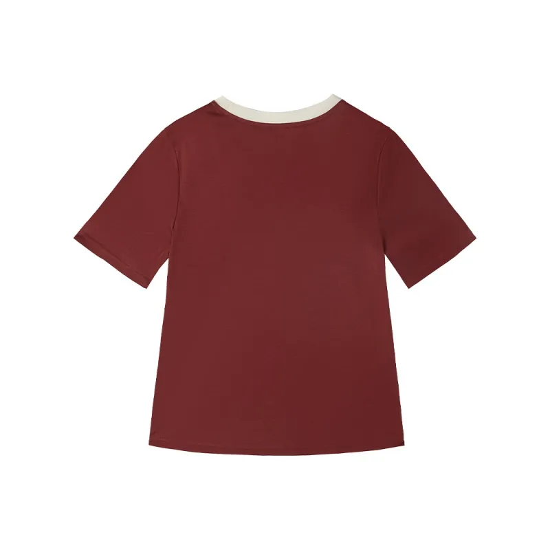 XIANGYING T Shirts Women's Red-1