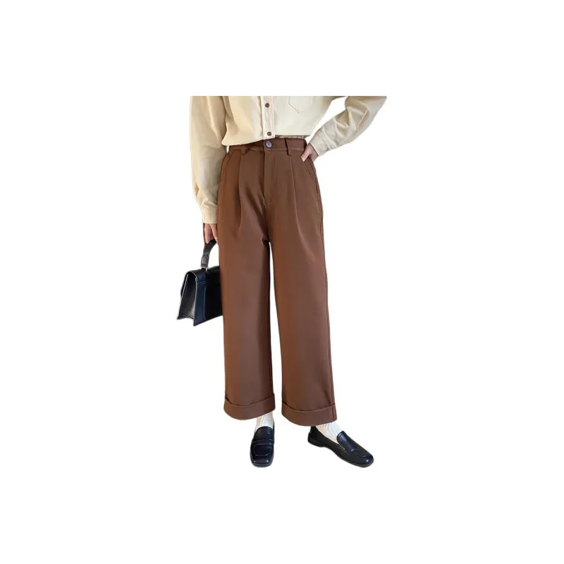 THREE PERCENTX.O.X.O. Casual Pants Women's Coffee-0