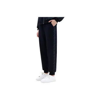 XII BASKET Casual Pants Women's Navy Blue