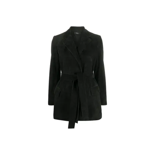 Calvin Klein Quarter Zip Knit Sweaters Women's Black