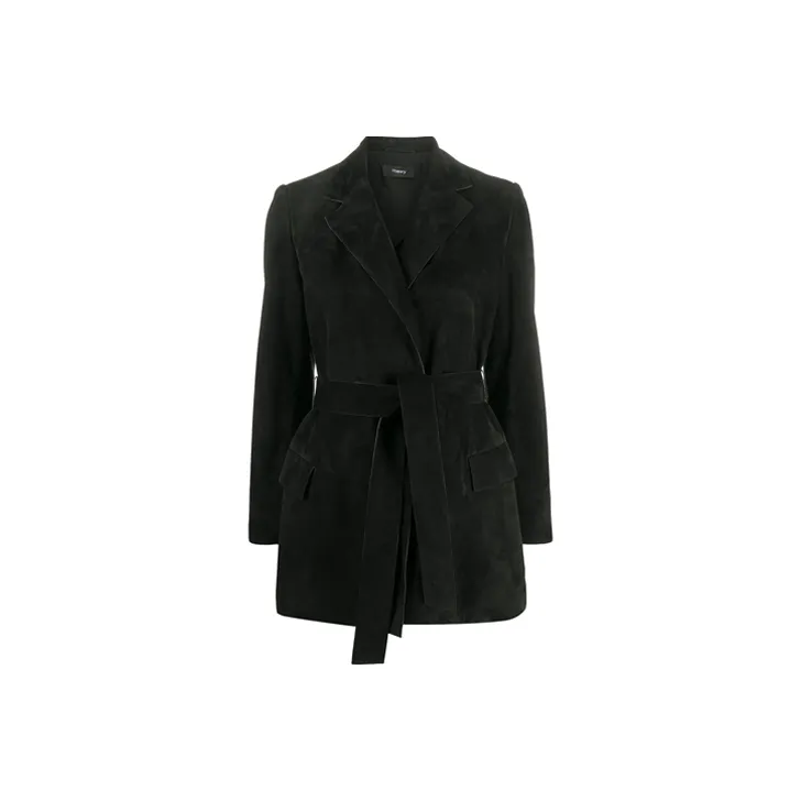 THEORY Leather Jackets Women's Black-0