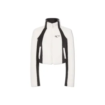 LA CRAWFISH Velvet feel Coat Women's Gray White