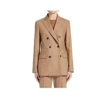 MaxMara Ettore Collection Business Suits Coats Women's Camel