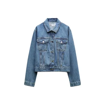ZARA Denim Jacket Women's Medium Blue