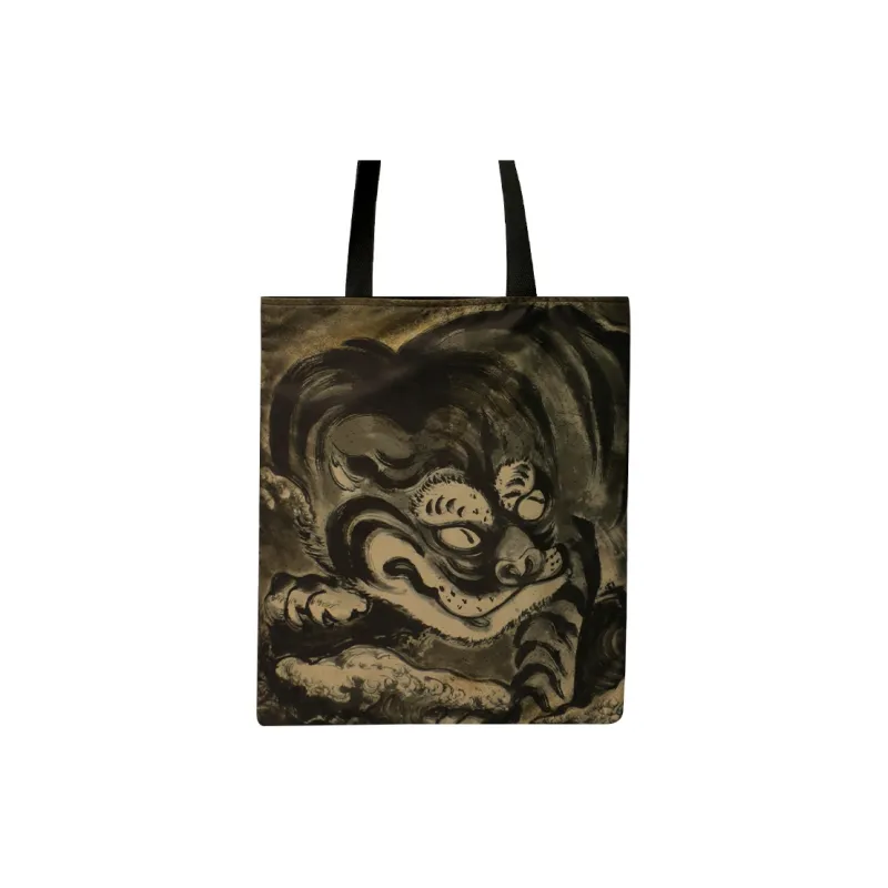 RABBITUU Fabric Tote Bag, Shoulder Bag Men's Yellow-1