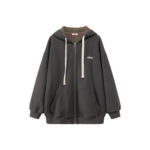 CHUU Cropped Coat Women's Carbon Gray-0
