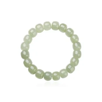 Oriental Jade Hetian Jade Bracelets Pale Greenish White Jade Women's