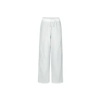 Guuka Hero Casual Pants Women's Floral Apricot