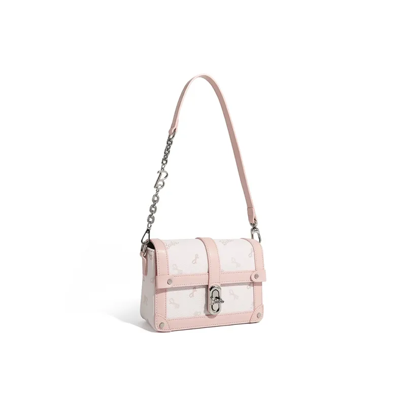 Barbie PU Shoulder Bag Women's Pink-4