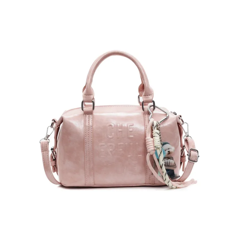 BAODIDAISHU PU Shoulder Bag, Crossbody Bag Regular Women's Brown/White/Black/Pink-21