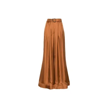 Zimmermann Illustration Double Tuck Pleated Trousers