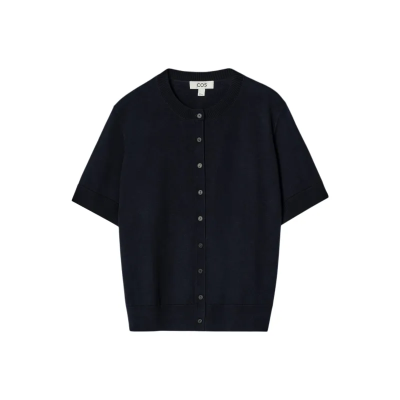 COS Knitwear Women's Navy Blue-0