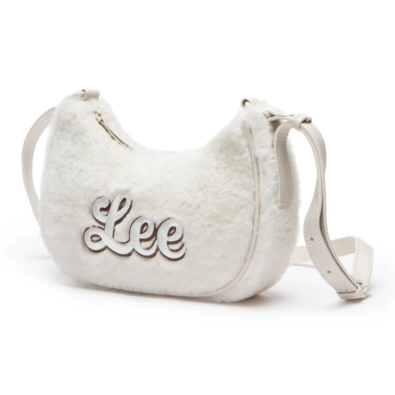 Lee Fabric, PU Shoulder Bag Regular Women's Khaki/Ecru/Dusty Blue-5