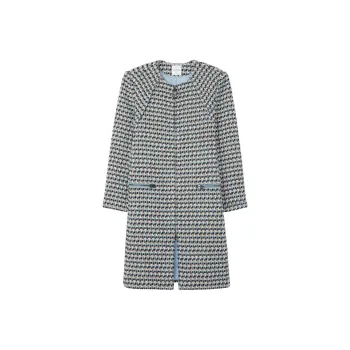 St. John Single-breasted Tweed Coat