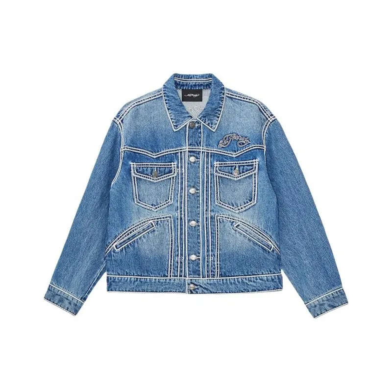Ed Hardy SS24 Denim Jacket Women's Indigo-0