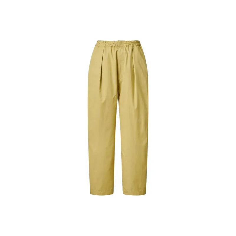 UNIQLO SS24 Casual Pants Women's Lemon Yellow-0