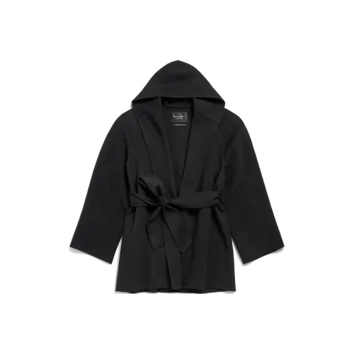 Balenciaga Belted Blanket Jacket