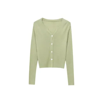 CHARM PICK Knitwear Women's Tea Green