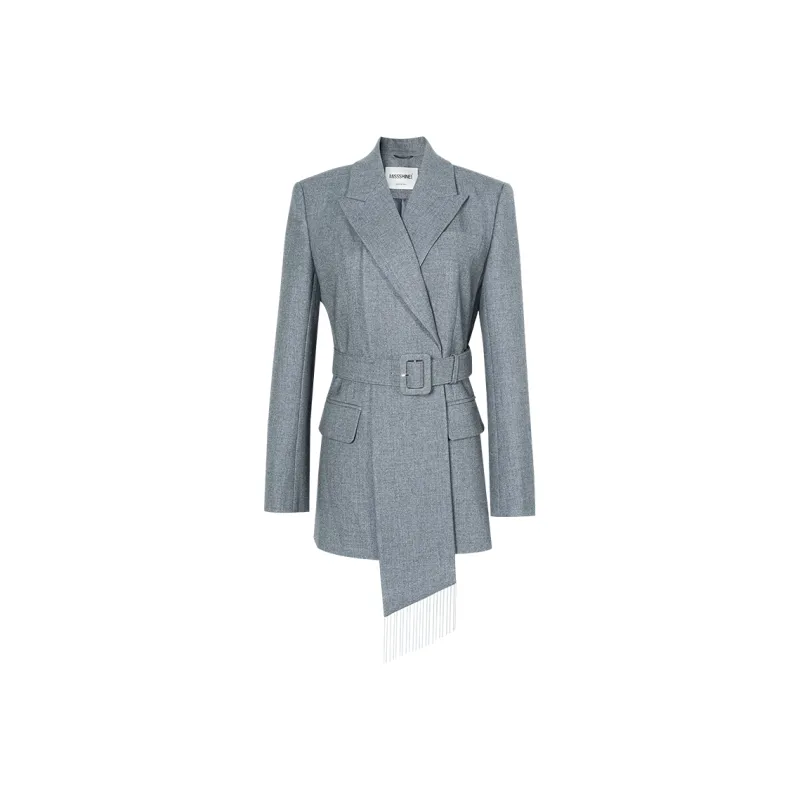 MISSSHINE Business Suits Women's Gray-0