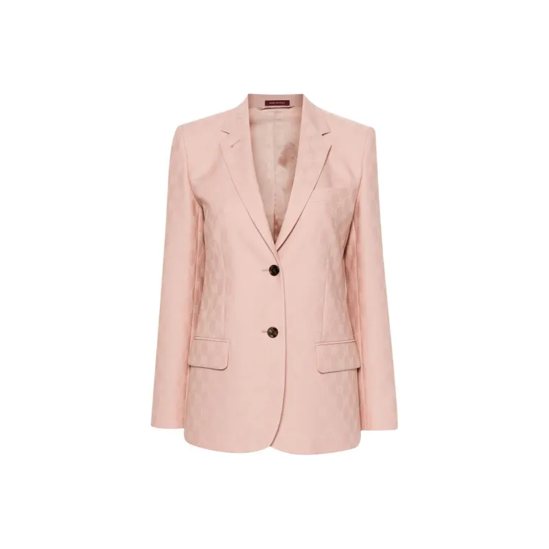 GUCCI GG jacquard Wool Blazer-0