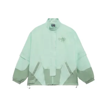 LINING Badfive Trench Coats Women's Water Wave Green