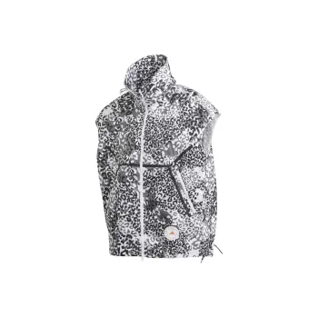 Adidas Vests Women's Black White Leopard Print