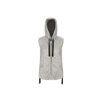 MaxMara Zip Up Drawstring Gilet