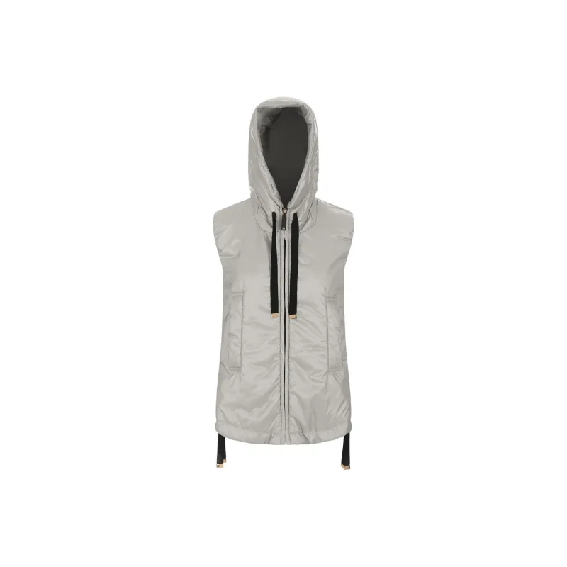 MaxMara Zip Up Drawstring Gilet-0