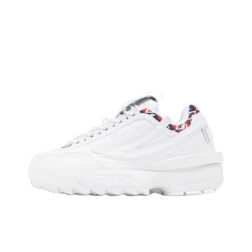 FILA Disruptor 2 Anti Slip Wear Resistant Low Top Casual Shoes Women's White