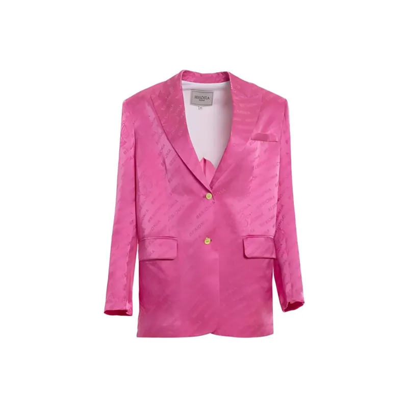 BESIONIA SS22 Business Suit Coat Women's Rose Red-0