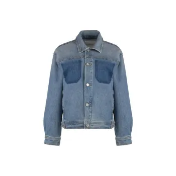 MOTHER Denim Jacket Women's Light Blue