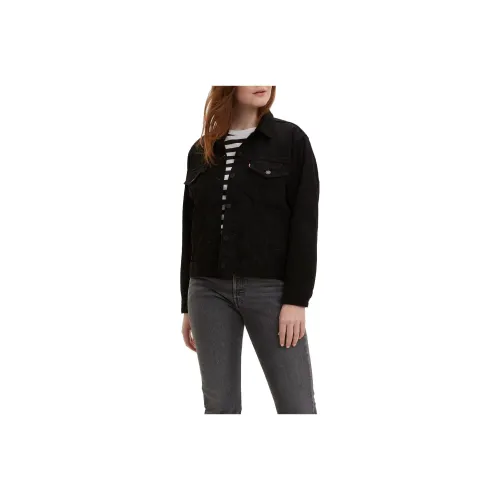 Levis Denim Jackets Women's Black