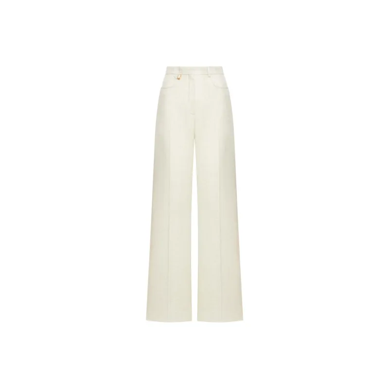 Jacquemus Buckle Detailed Trousers-0